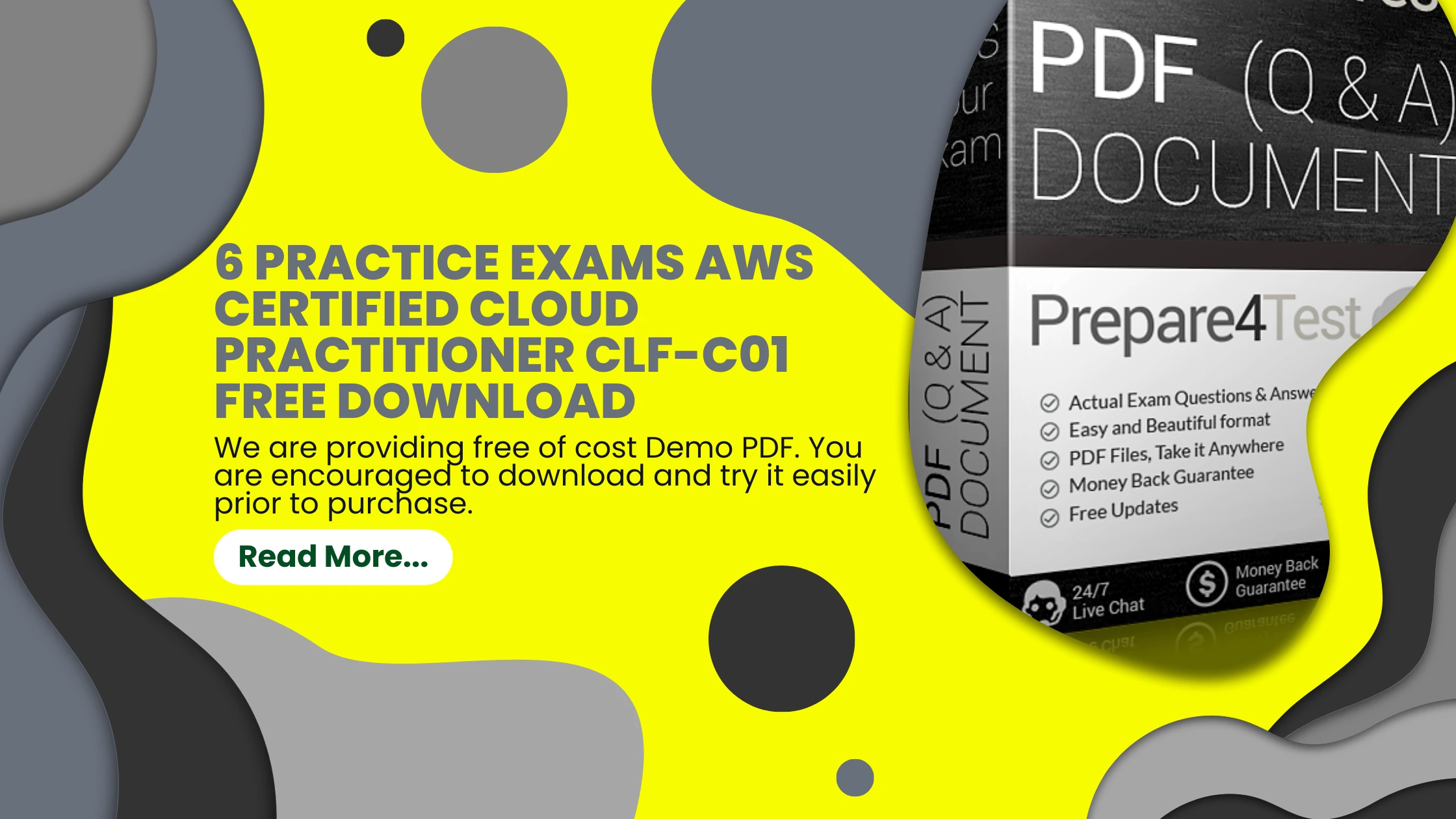 6 Practice Exams AWS Certified Cloud Practitioner CLF-C01 Free Download promotion