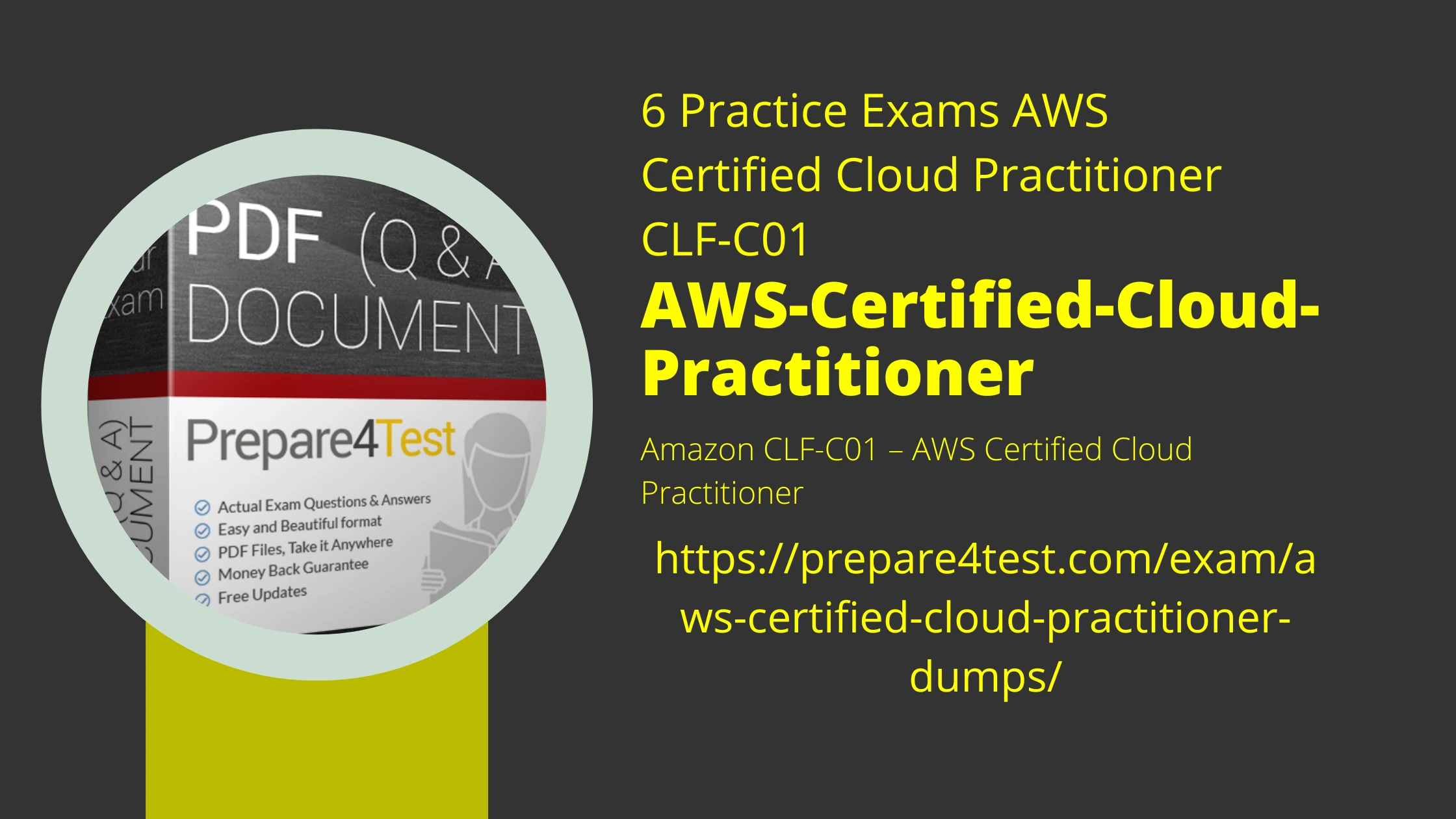 6 Practice Exams AWS Certified Cloud Practitioner CLF-C01 promotion