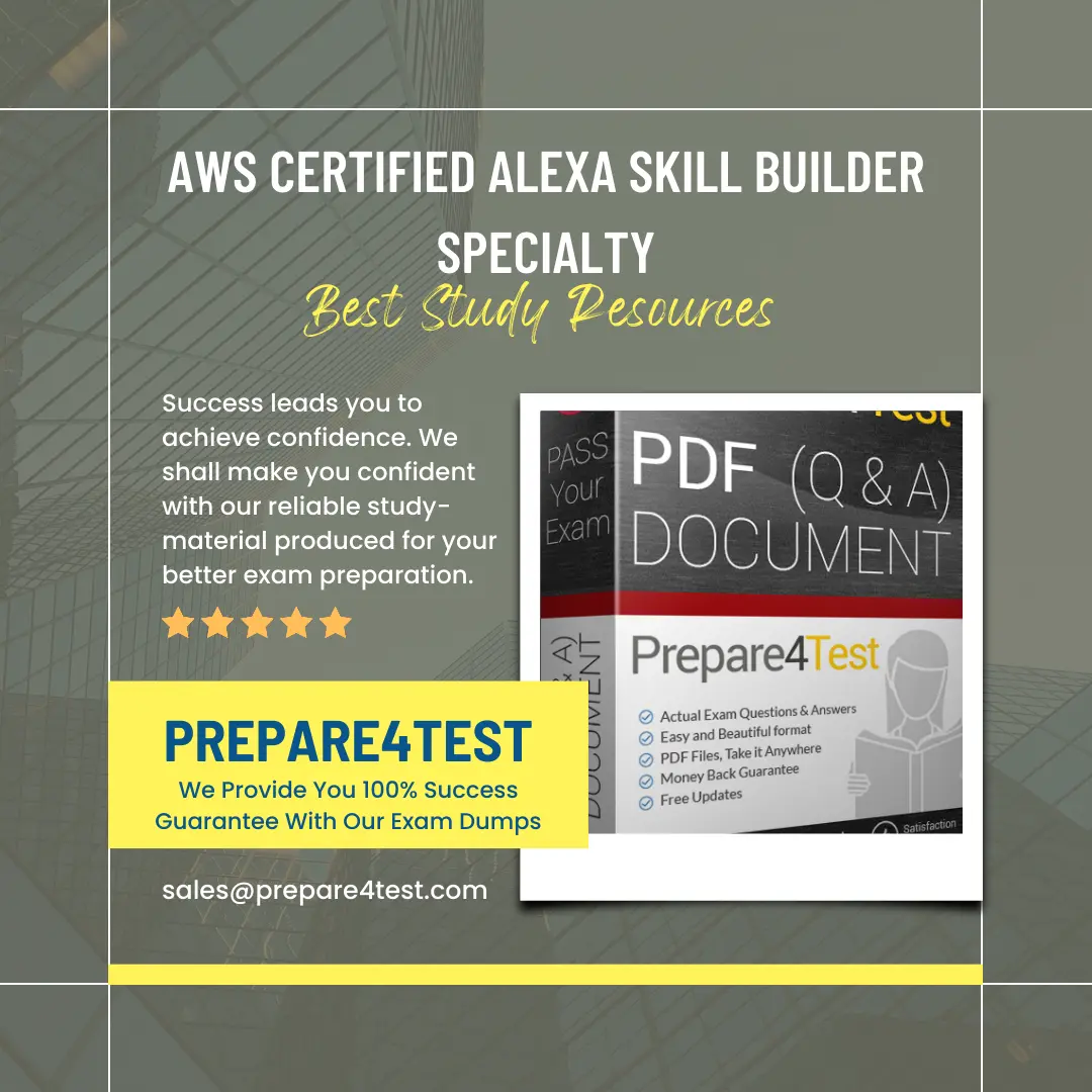 AWS Certified Alexa Skill Builder Specialty promotion