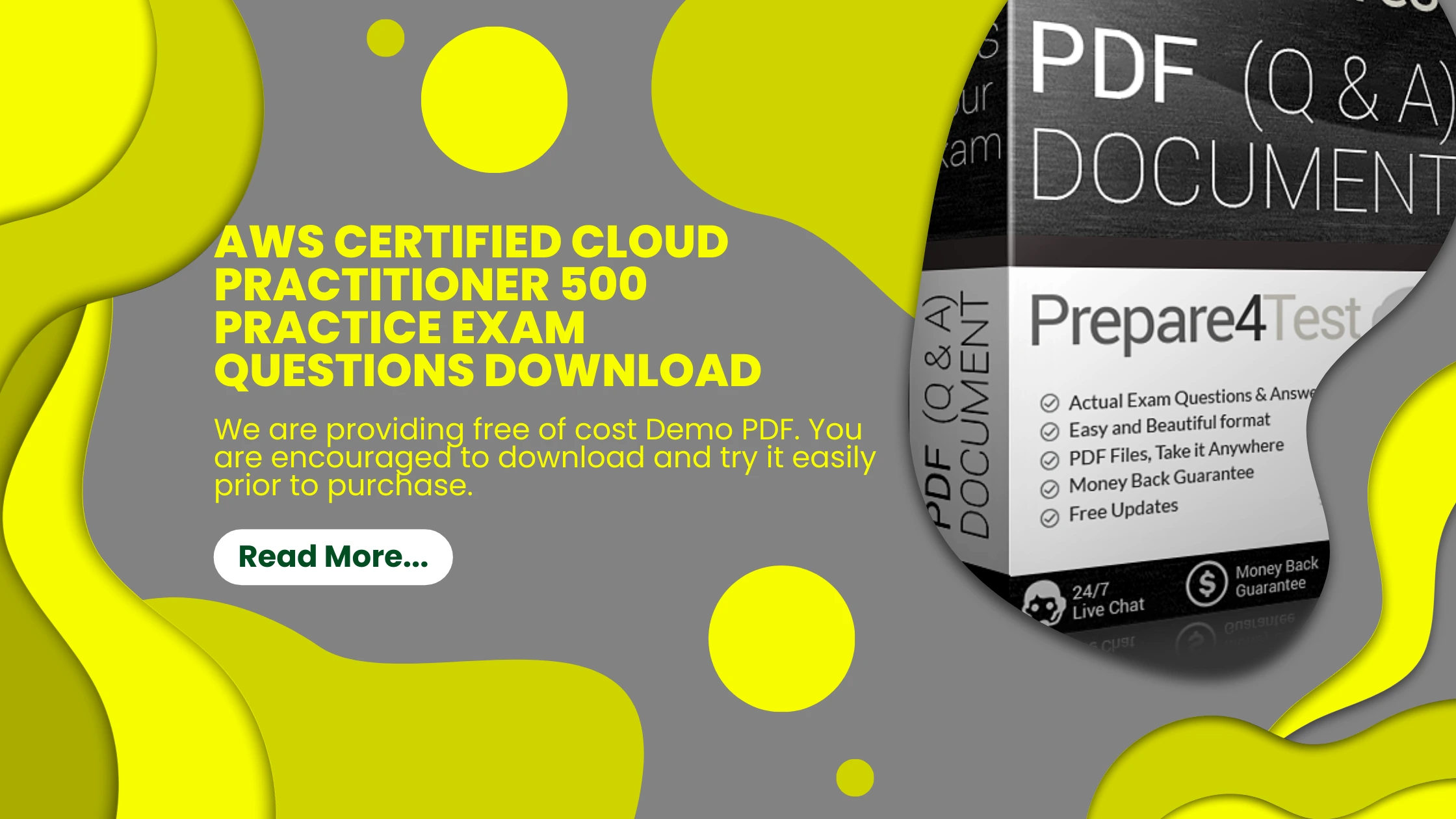 AWS Certified Cloud Practitioner 500 Practice Exam Questions Download guarantee