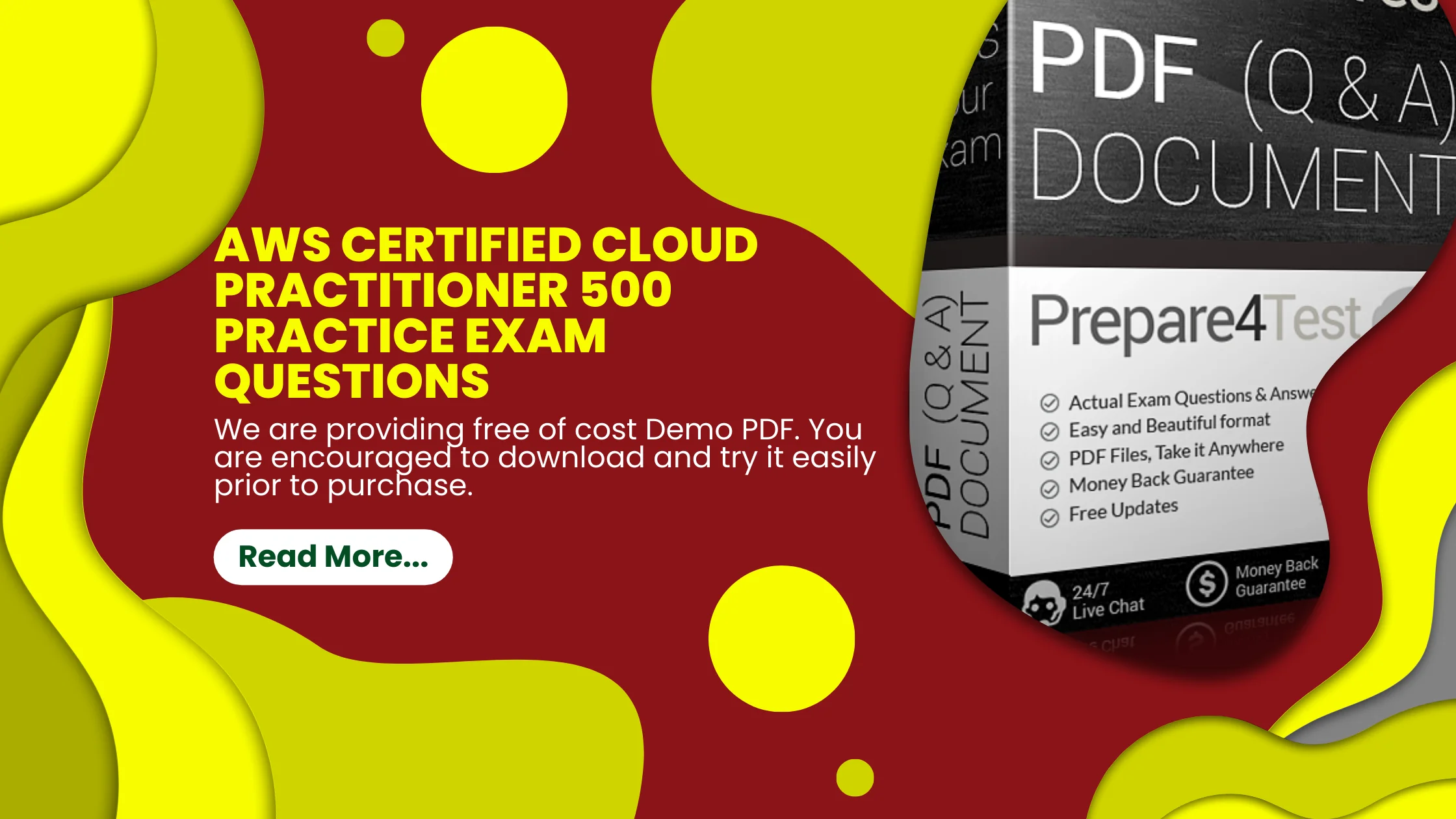 AWS Certified Cloud Practitioner 500 Practice Exam Questions guarantee