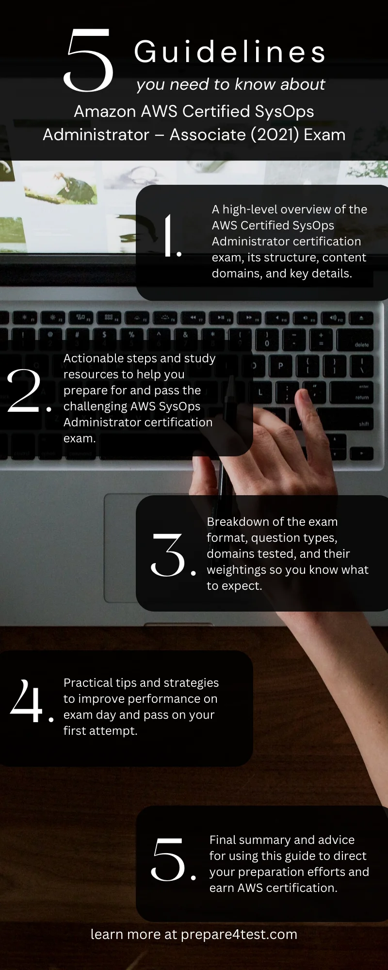 AWS Certified SysOps Administrator - Associate Exam Code Infographic