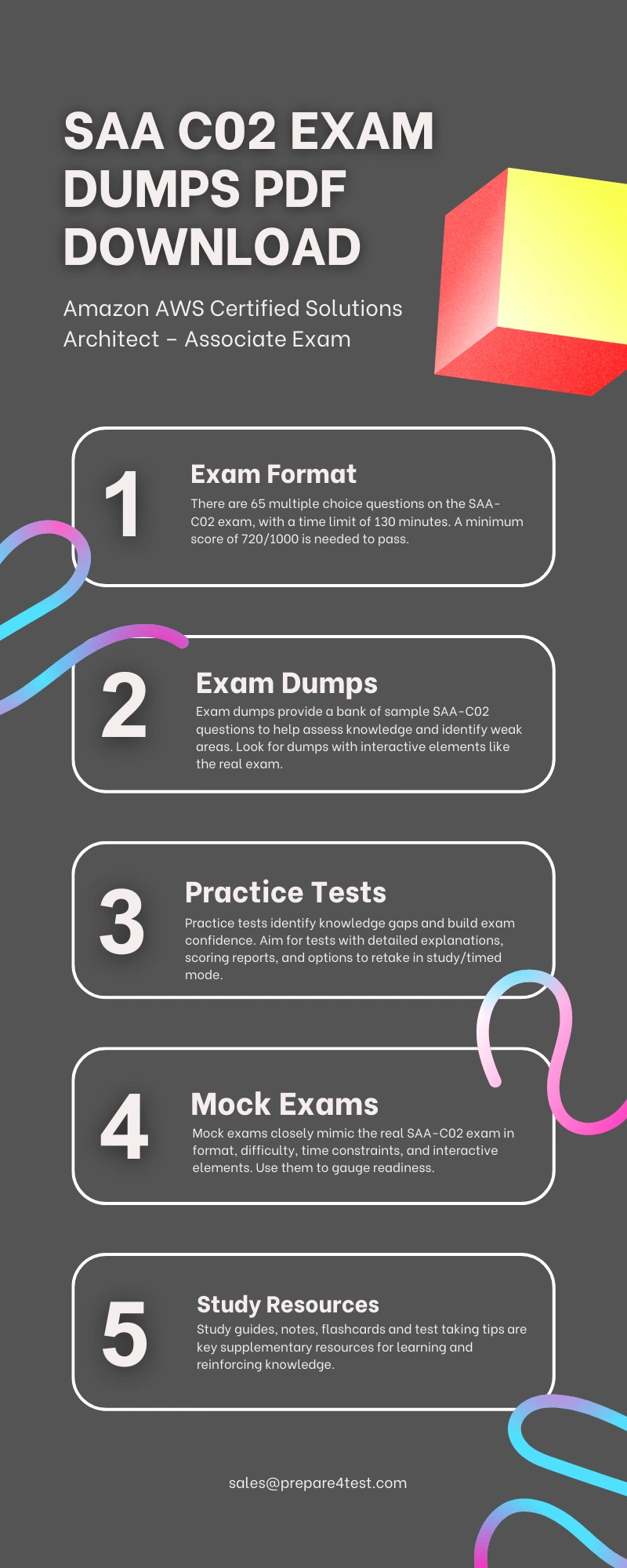 Infographic SAA C02 Exam Dumps PDF Download