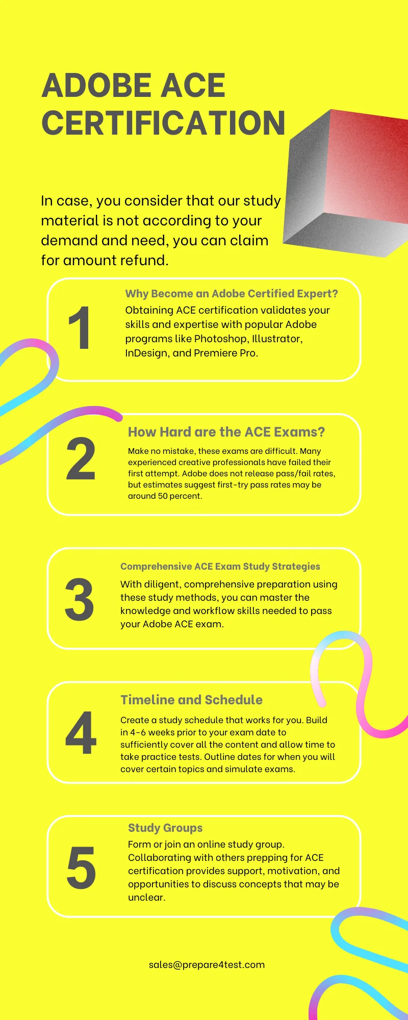Adobe ACE Certification Infographic