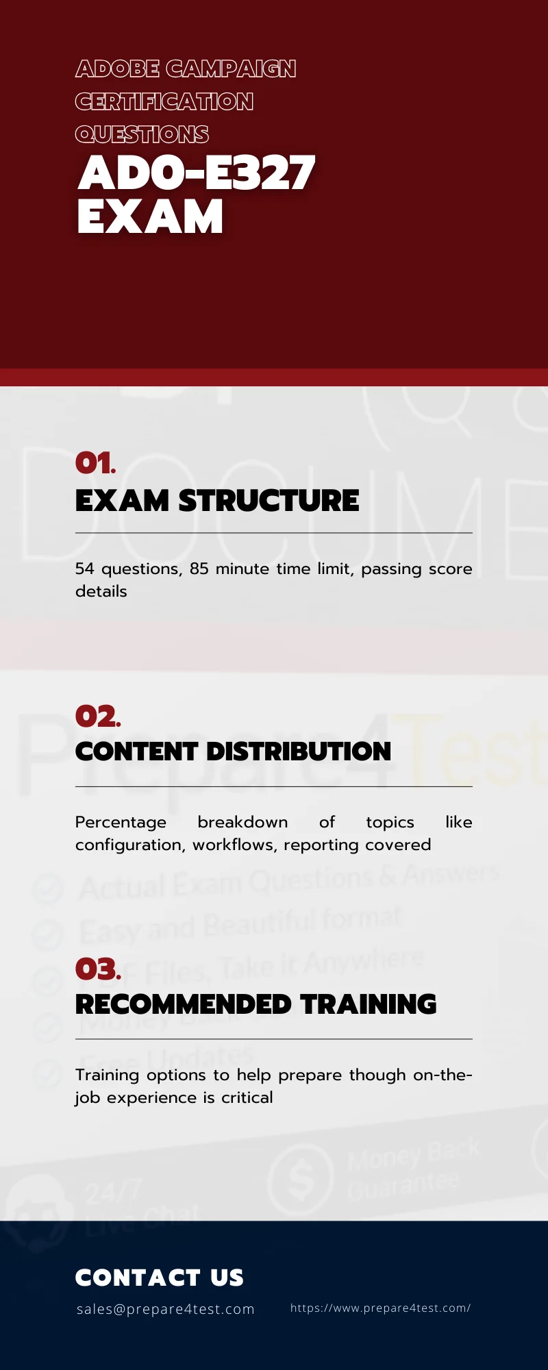 Adobe Campaign Certification Questions Infographic