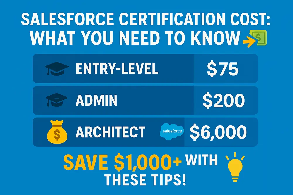 salesforce certification cost